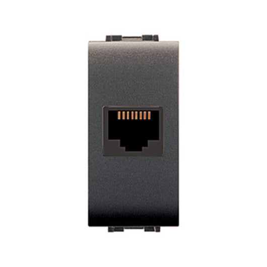LIFE 4083 PRESA TELEFONICA RJ45 PLUG 8/8 GRIGIO ANT- ELETTROCANALI- 6,0 pz