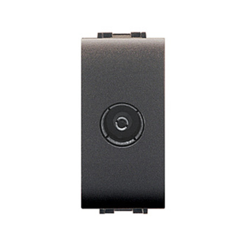 LIFE 4048/1 PRESA COASSIALE TV DIRETTA GRIGIO ANTR- ELETTROCANALI- 12,0 pz