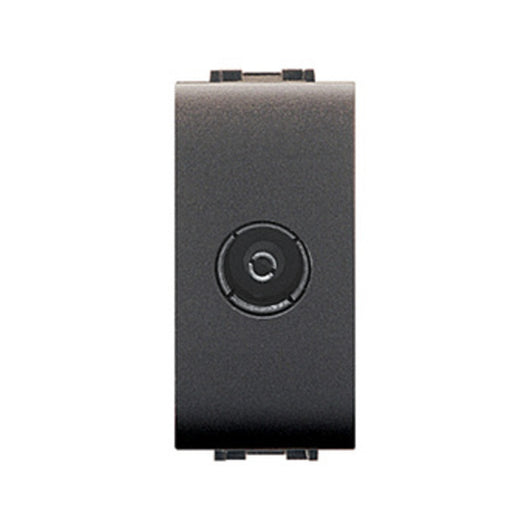 LIFE 4048/1 PRESA COASSIALE TV DIRETTA GRIGIO ANTR- ELETTROCANALI- 12,0 pz