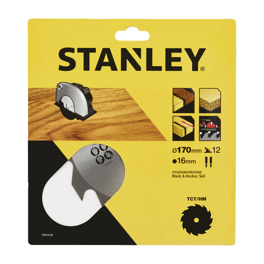 PIRANHA STANLEY STA13120 (X13120) LAMA CIRCOLARE TCT MM.170- STANLEY- 1,0 pz