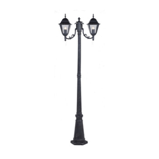 LAMPIONE NEW YORK H 200 CM 2 LUCI GRIGIO- 1,0 pz