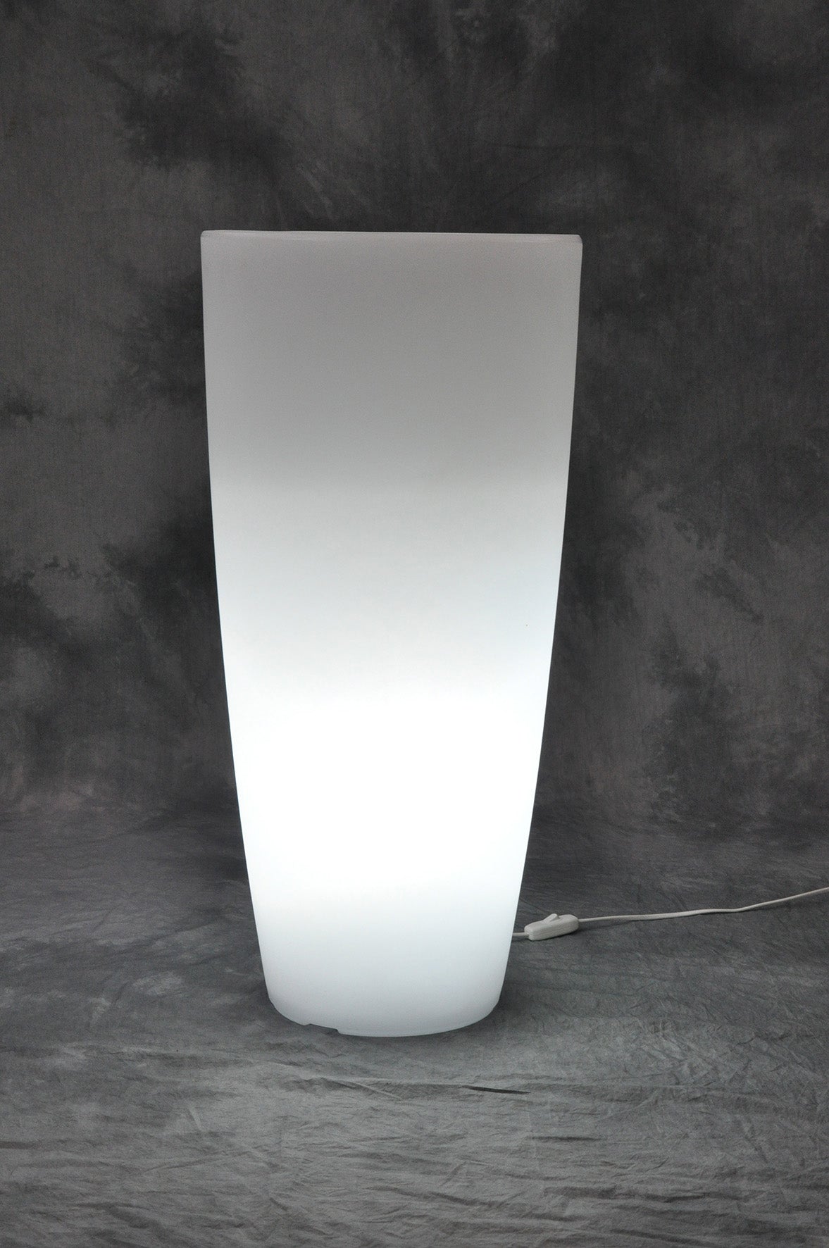 VASO HOME LIGHT TONDO D 40X90 CM GHIACCIO BIANCO- 1,0 pz