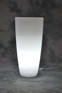 VASO HOME LIGHT TONDO D 40X90 CM GHIACCIO BIANCO- 1,0 pz