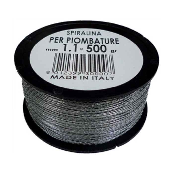 FILO SPIRALINO P/PIOMBATURE D 1,1 MM   500 G- FILOTECNICA- 1,0 pz
