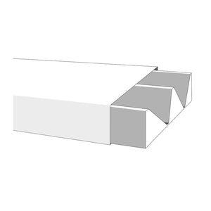 MINICANALINA C/COP FRONT 30X10 2 SCOM H 200 CM- ELECTRALINE 3PMARK- 1,0 pz