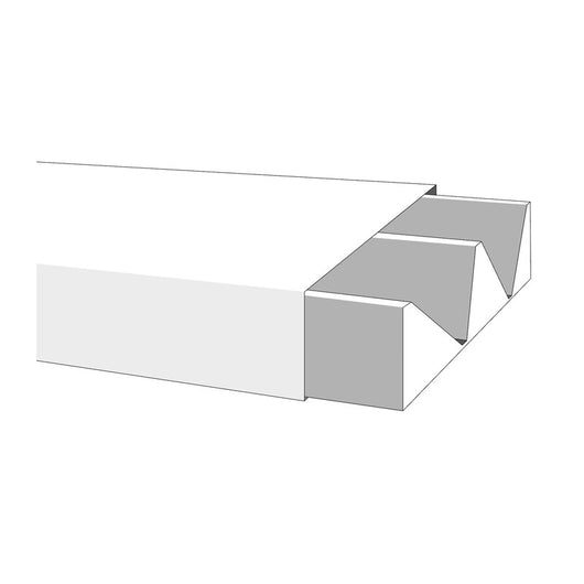 MINICANALINA C/COP FRONT 30X10 2 SCOM H 200 CM- ELECTRALINE 3PMARK- 1,0 pz