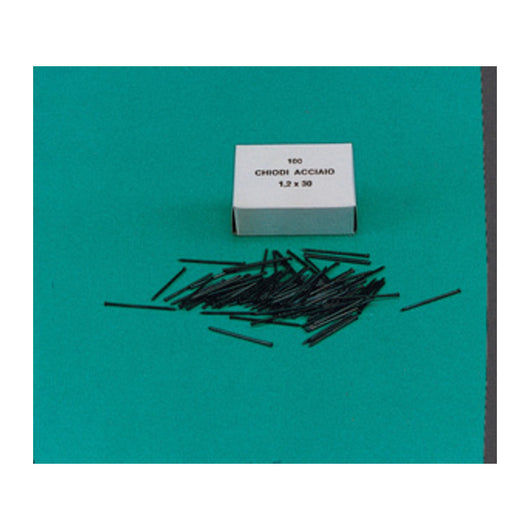 CHIODINI GRUPPINI ACCIAIO 1,2X20 MM SCATOLA 100 PZ- CBD di BORGHETTI- 100,0 confezione