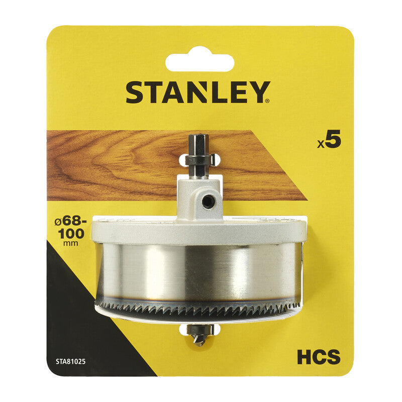 PIRANHA STANLEY STA81025 (X81025)  5 SEGHE A TAZZA H.30- STANLEY- 1,0 pz