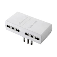 ADATTATORE PIATTO 16A 2P+T 4PR BIPAS BIANCO FIG.12- ELECTRALINE 3PMARK- 1,0 pz