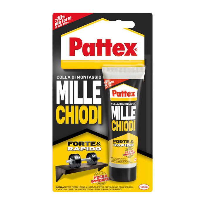 PATTEX MILLECHIODI FORTERAPIDO 100 G BLISTER- HENKEL ITALIA- 12,0 pz
