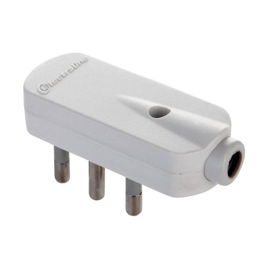 SPINA SALVASPAZIO 16A 2P+T BIANCO FIG.7- ELECTRALINE 3PMARK- 25,0 pz