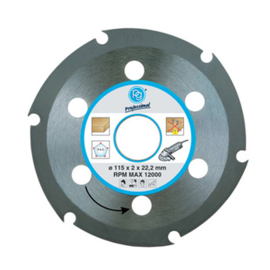 POGGI 419.90 DISCO P/LEGNO D 115X2 MM FORO 22,2- POGGI- 1,0 pz