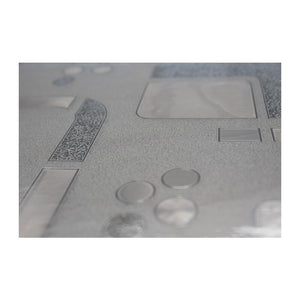 TOVAGLIATO CRISTAL TRIDIMENSIONALE DIS. 08 H 140 CM- 20,0 ml