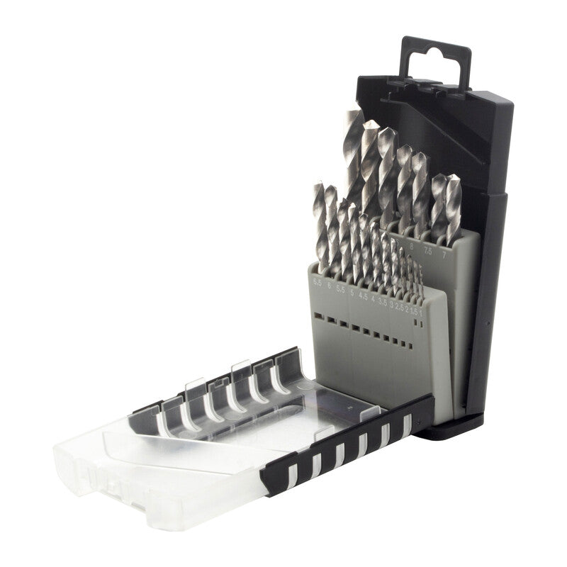 SERIE 19 PUNTE HSS FRESATE D 1/10 MM- 1,0 confezione