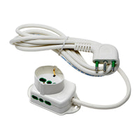 FME 42.107 MULTIPRESA 2P BIP+1BIP/SCHUKO TRIAX 3 M- 1,0 pz