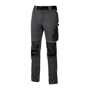 U-POWER PANTALONE ATOM SLIM FIT GRIGIO-VERDE TG.XL- 1,0 pz
