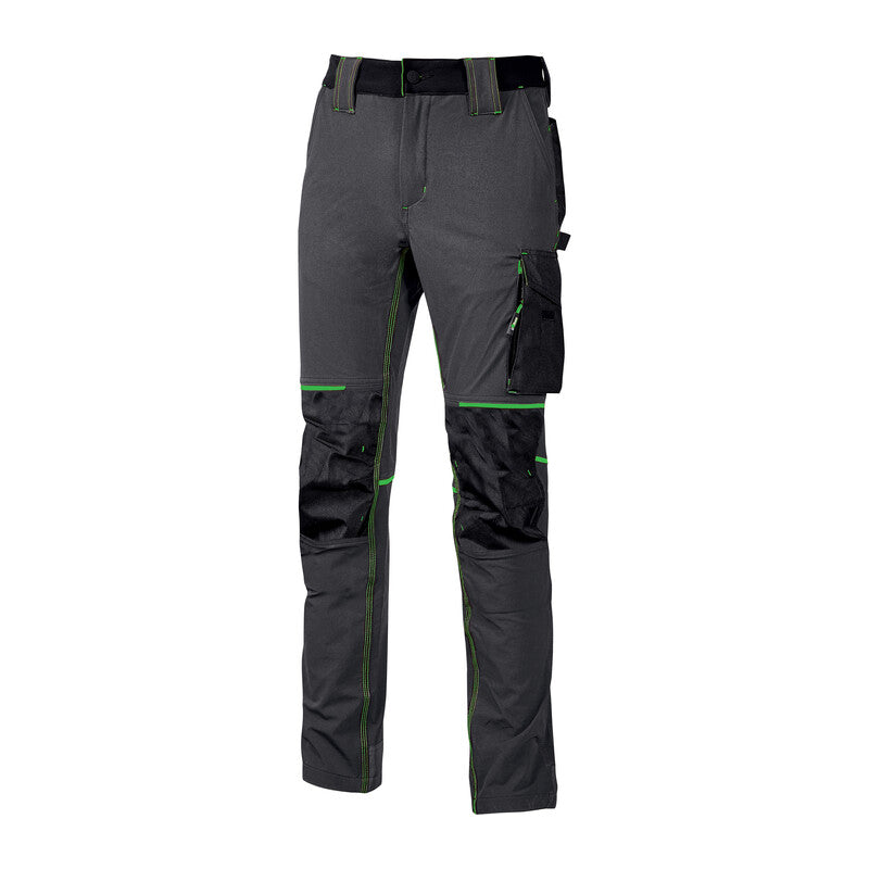 U-POWER PANTALONE ATOM SLIM FIT GRIGIO-VERDE TG.XXL- 1,0 pz