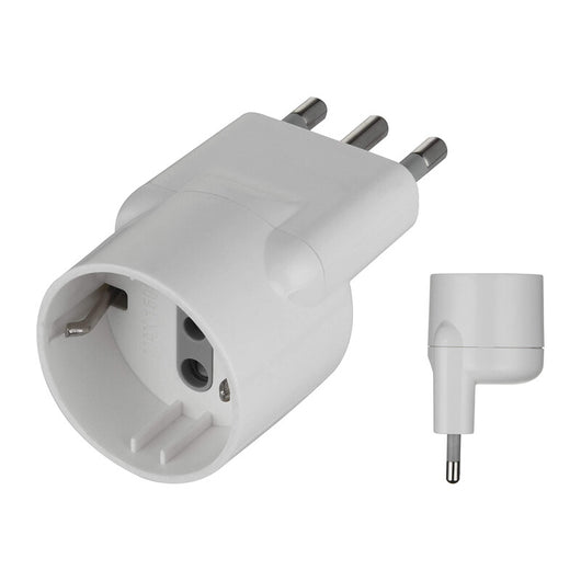 ADATTATORE SCHUKO 16A DISASSATO SALVASP BCO FIG.16- 25,0 pz