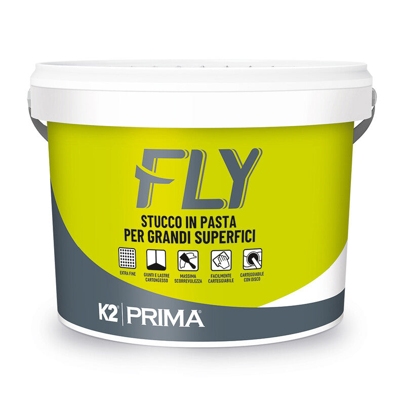 STUCCO IN PASTA PER GRANDI SUPERFICI K2 FLY  4 KG- 1,0 pz