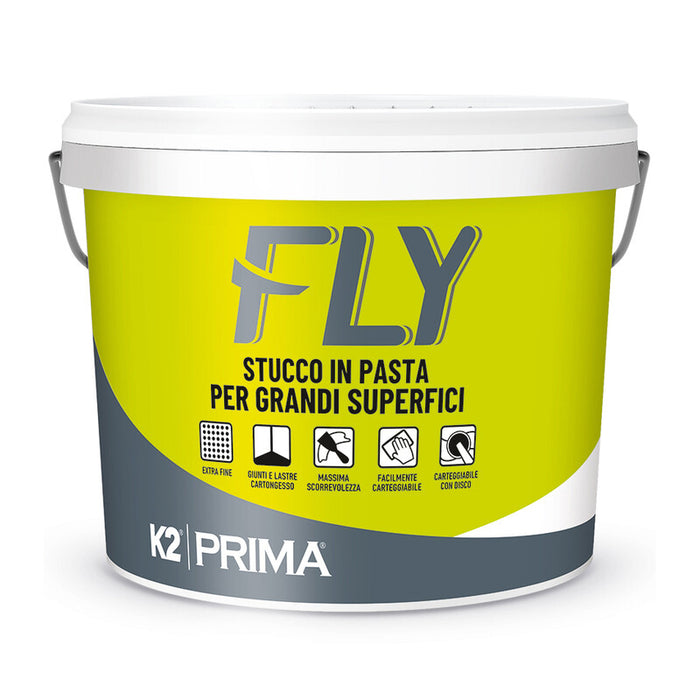 STUCCO IN PASTA PER GRANDI SUPERFICI K2 FLY 18 KG- 1,0 pz