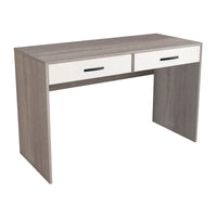 KIT SCRIVANIA 2 CASSETTI 117X50X73,5 CM ROVERE GR./BIANCO- 1,0 pz