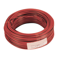 CAVO ELETTRICO HI-FI 2X0,75 MM ROSSO-NERO- 100,0 metri
