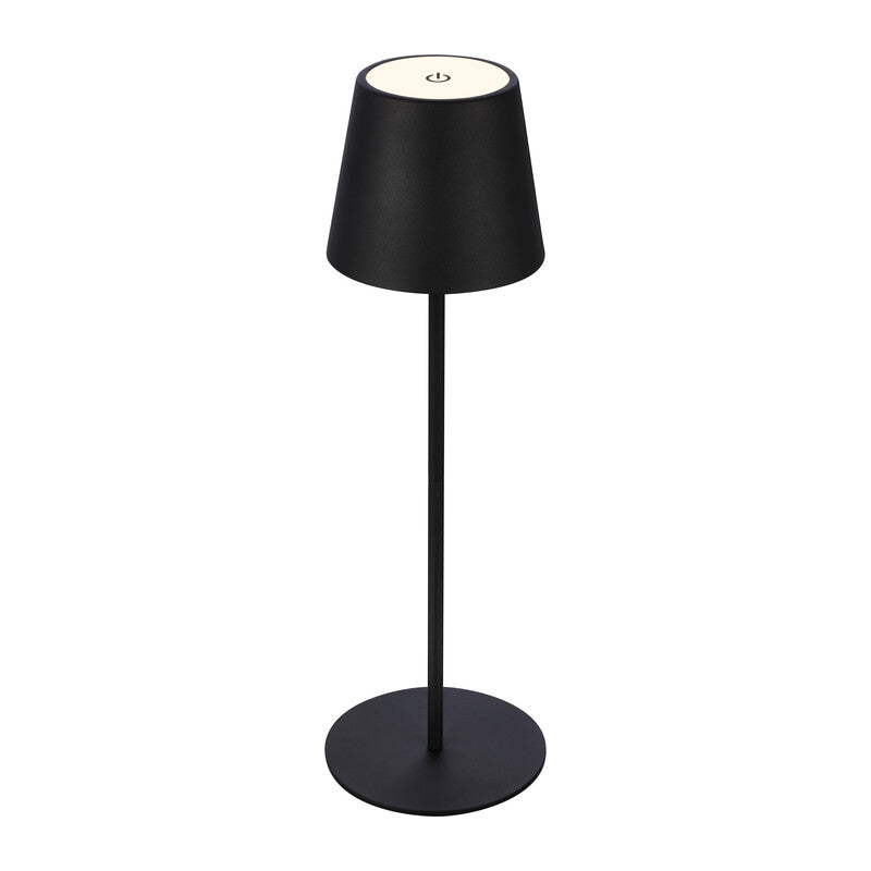 LAMPADA DA TAVOLO BT10008 BATT RICARIC NERO- 1,0 pz