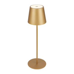 LAMPADA DA TAVOLO BT10009 BATT RICARIC ORO- 1,0 pz