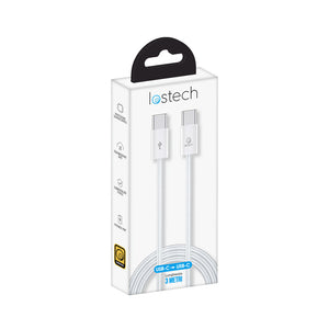 CAVO USB C / USB C 3,0 M 60W BIANCO- 1,0 pz
