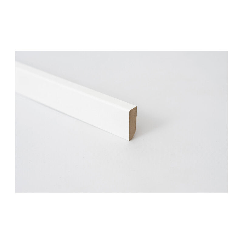 BATTISCOPA  40X14 MM MDF 240 CM BIANCO- 10,0 pz