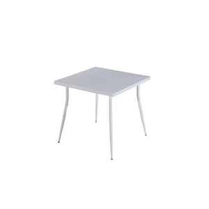 TAVOLO CARMEN CM 80X80X75H BIANCO- 1,0 pz