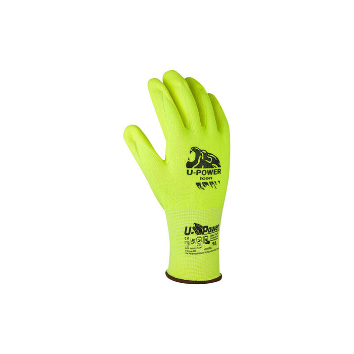 U-POWER GUANTI ICON GIALLO FLUO TAGLIA  8- 12,0 paia