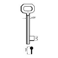 CHIAVI SILCA PATENT 5010 PASSEPARTOUT CORTA BRONZ- 5,0 pz