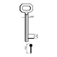 CHIAVI SILCA PATENT 5012 PASSEPARTOUT LUNGA BRONZ- 5,0 pz