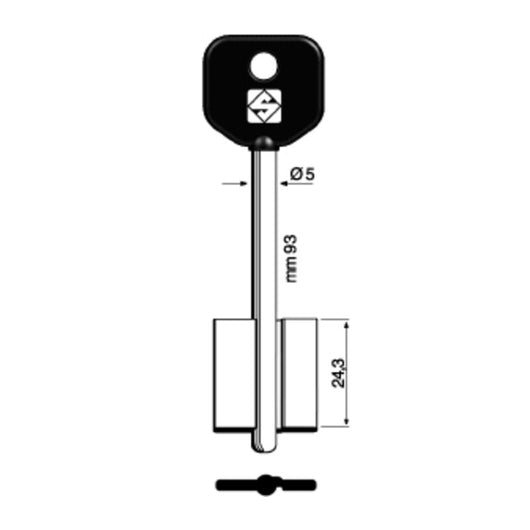 CHIAVI SILCA D.MAPPA 5AT1P OLC- 5,0 pz