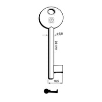 CHIAVI SILCA PATENT AGB-PARI 6P1D BZ- 5,0 pz