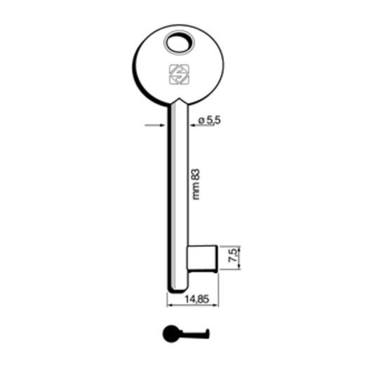 CHIAVI SILCA PATENT BON-P/DISP 6P2D BZ- 5,0 pz