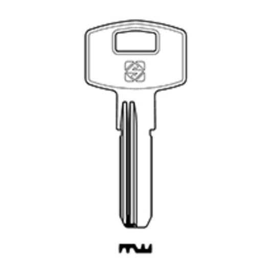 CHIAVI SILCA PUNZONATE AMN2R OLC- 5,0 pz