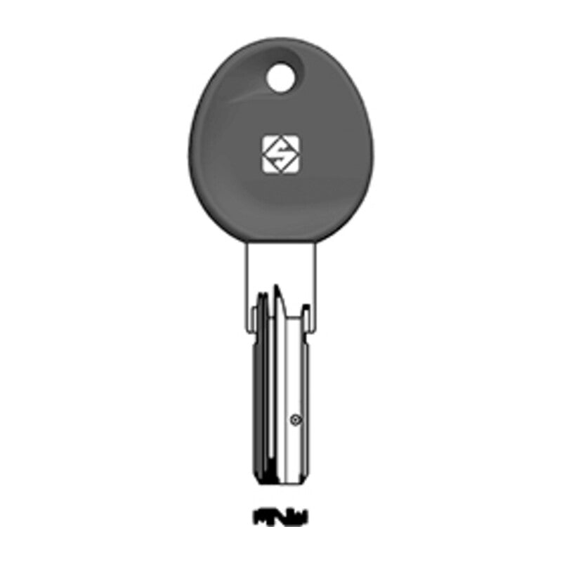 CHIAVI SILCA PUNZONATE IE38RP SNI BLU- 5,0 pz