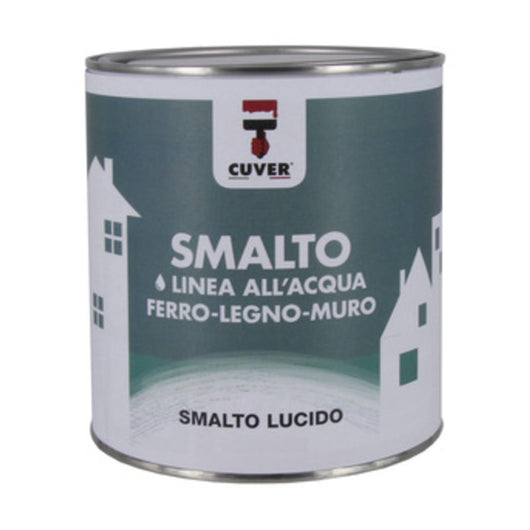 SMALTO LUCIDO ALLACQUA CUVER 0,75 L BIANCO- COLORIFICIO I.CO.RI.P.- 6,0 pz