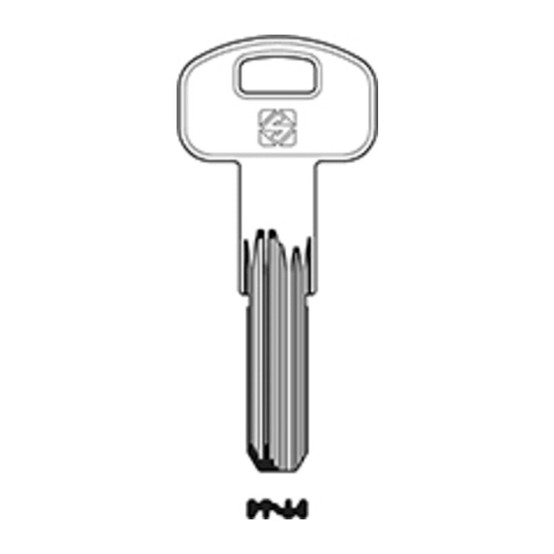 CHIAVI SILCA PUNZONATE SCM5R OLC (EVOK1)- 5,0 pz