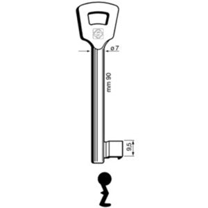 CHIAVI SILCA PATENT 5NFHL ZAMA- 5,0 pz