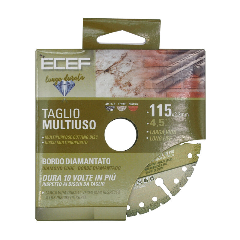 DISCO DIAMANTATO MULTIUSO D 115 MM- 1,0 pz