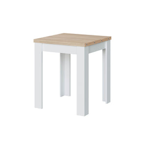 KIT TAVOLO A LIBRO 67X67X135 CM ROVERE BIANCO- 1,0 pz