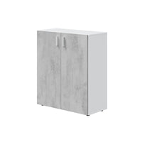 KIT MOBILE MULTIUSO 80X37XH92 CM BIANCO CEMENTO- 1,0 pz