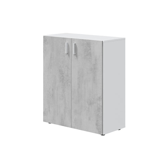 KIT MOBILE MULTIUSO 80X37XH92 CM BIANCO CEMENTO- 1,0 pz