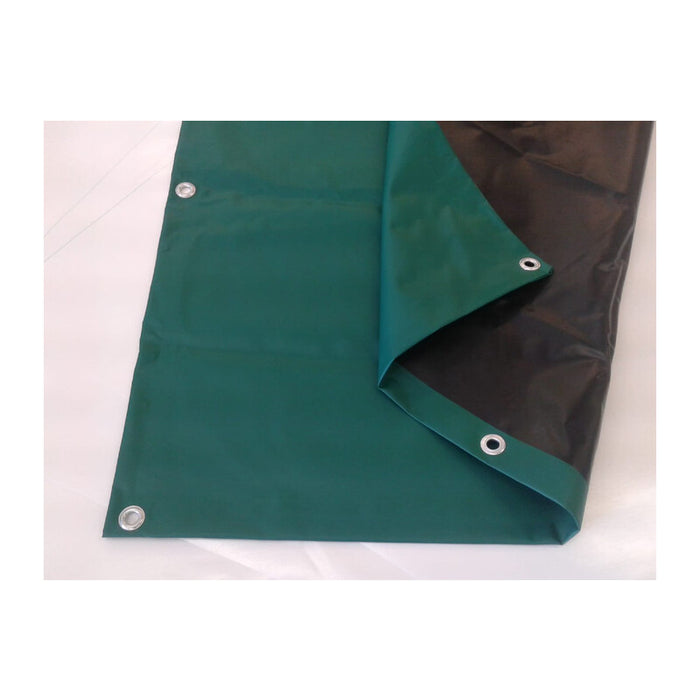 TELONE PE PESANTE C/OCCHIOLI 240 G VERDE  6 X  8 M- 1,0 pz