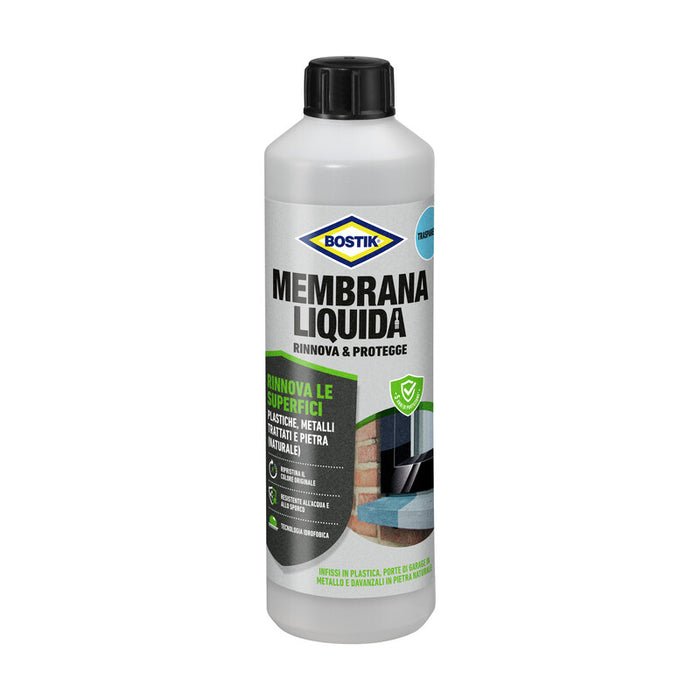BOSTIK MEMBRANA LIQUIDA RINN PROT 500 ML TRASP- 1,0 pz