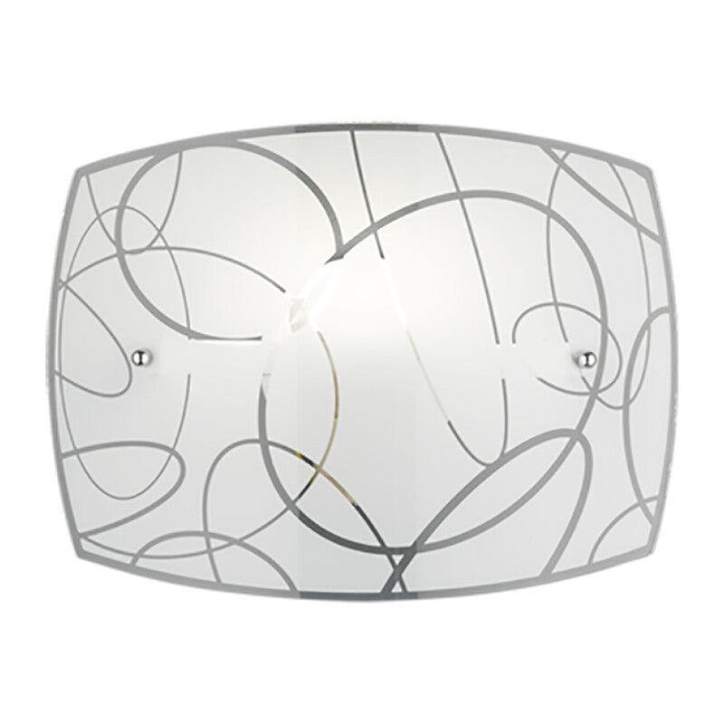 APPLIQUE SPIRELLI DECORO CERCHI E27 30X22 CM- 1,0 pz