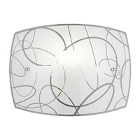 APPLIQUE SPIRELLI DECORO CERCHI E27 30X22 CM- 1,0 pz